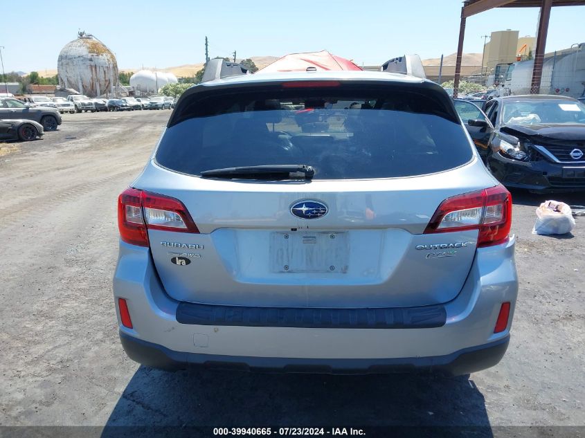 2015 Subaru Outback 2.5I Limited VIN: 4S4BSANC1F3324072 Lot: 39940665