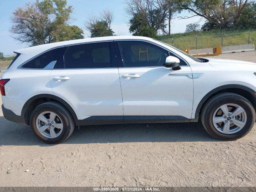 2022 Kia Sorento Lx VIN: 5XYRGDLC4NG157855 Lot: 39953009