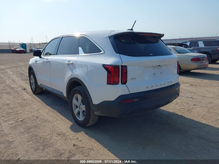 2022 Kia Sorento Lx VIN: 5XYRGDLC4NG157855 Lot: 39953009