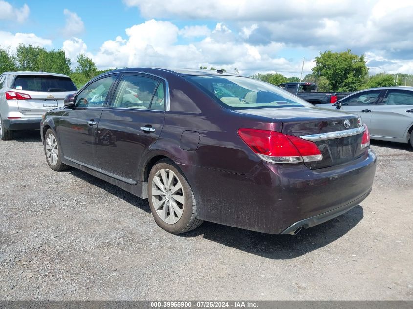 2011 Toyota Avalon Limited VIN: 4T1BK3DB8BU405871 Lot: 39955900