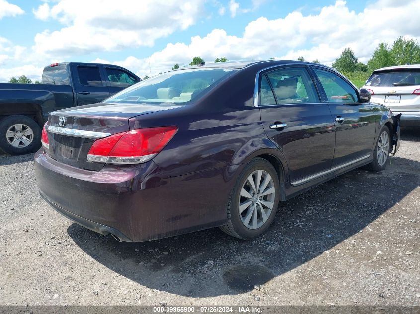 2011 Toyota Avalon Limited VIN: 4T1BK3DB8BU405871 Lot: 39955900