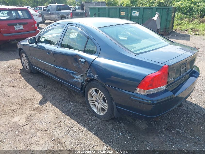 2007 Volvo S60 2.5T VIN: YV1RS592872607324 Lot: 39969572