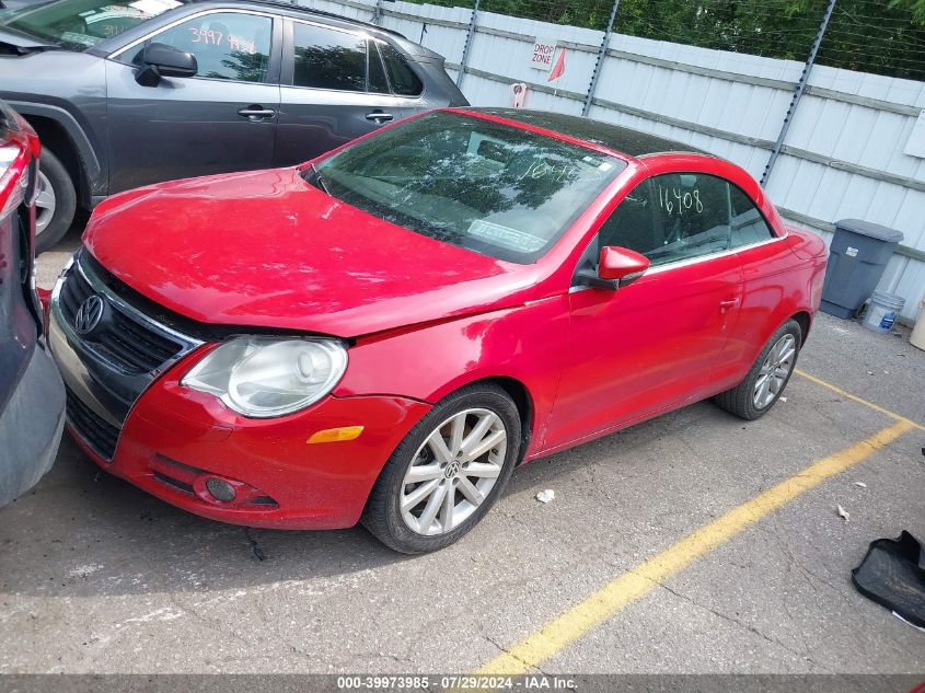 2009 Volkswagen Eos Komfort VIN: WVWBA71F99V016408 Lot: 39973985