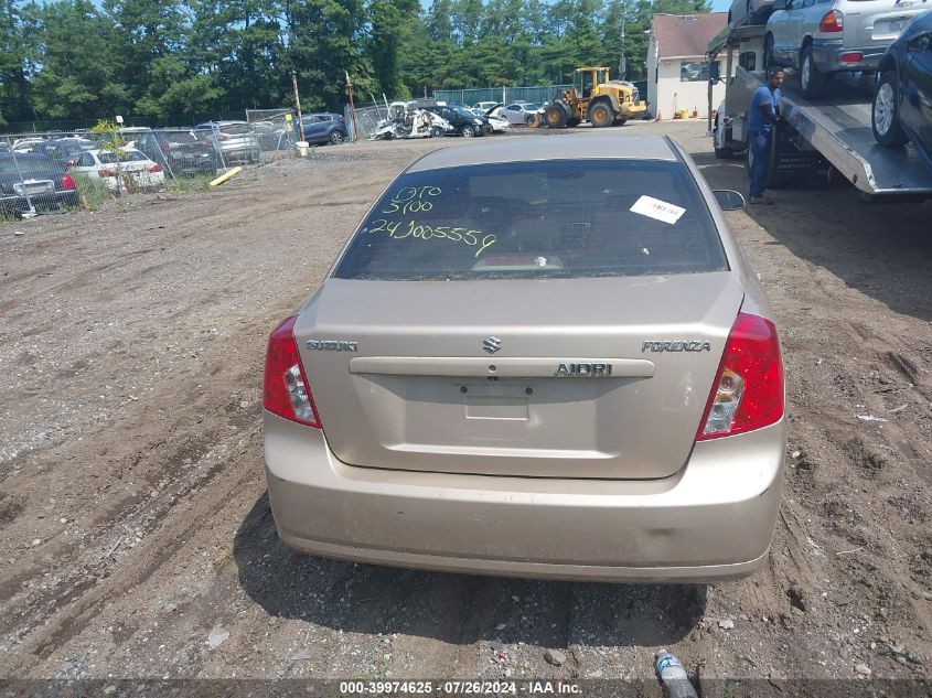 2006 Suzuki Forenza VIN: KL5JD56Z36K472708 Lot: 39974625