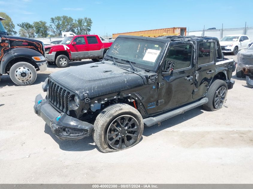 2021 Jeep Wrangler 4Xe Unlimited High Altitude 4X4 VIN: 1C4JJXP6XMW767958 Lot: 40002380