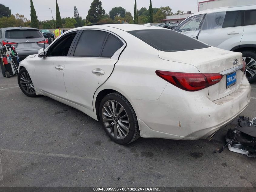 2023 Infiniti Q50 Luxe VIN: JN1EV7BP0PM511529 Lot: 40005596