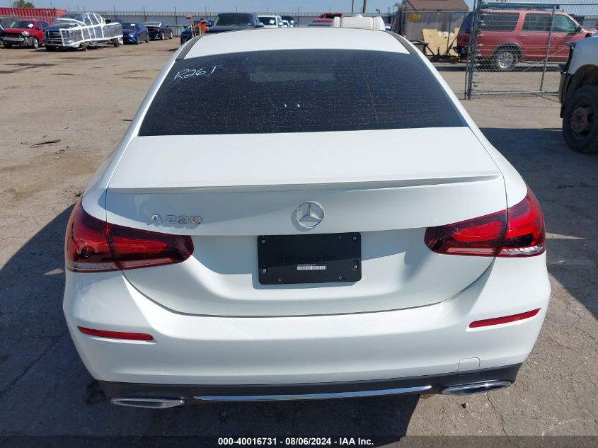 2022 Mercedes-Benz A 220 VIN: W1K3G4EB4NJ366397 Lot: 40016731