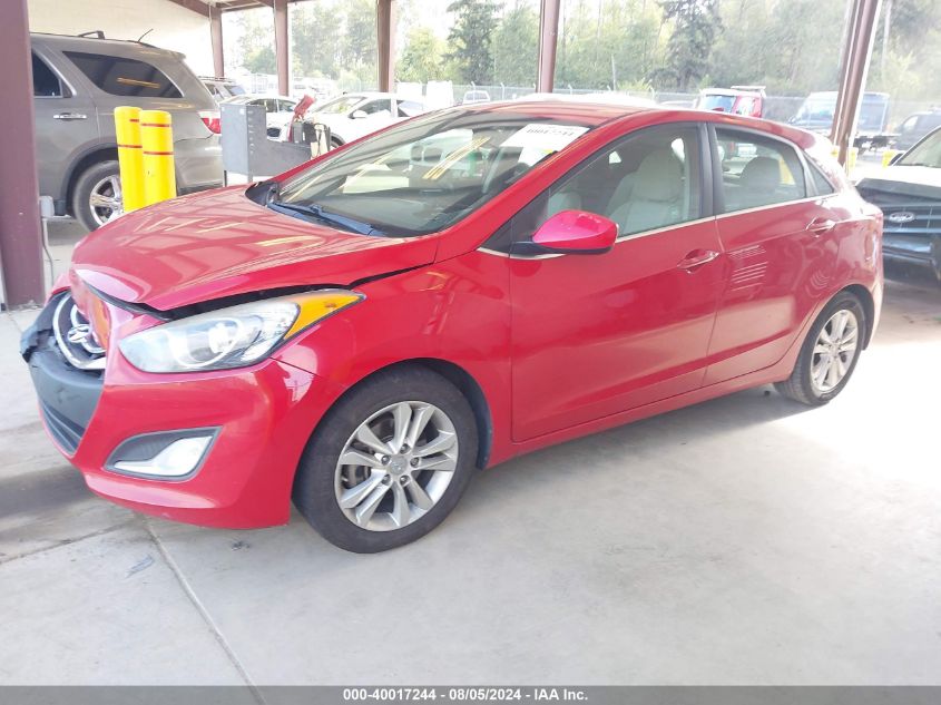 2013 Hyundai Elantra Gt VIN: KMHD35LE2DU061387 Lot: 40017244