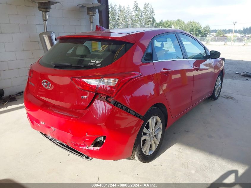 2013 Hyundai Elantra Gt VIN: KMHD35LE2DU061387 Lot: 40017244