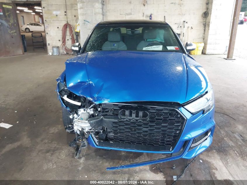 2019 Audi S3 2.0T Premium Plus VIN: WAUF1GFF9KA087497 Lot: 40022042