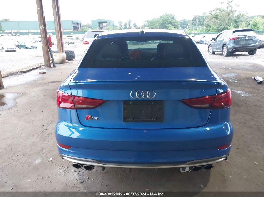 2019 Audi S3 2.0T Premium Plus VIN: WAUF1GFF9KA087497 Lot: 40022042