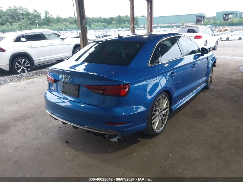 2019 Audi S3 2.0T Premium Plus VIN: WAUF1GFF9KA087497 Lot: 40022042