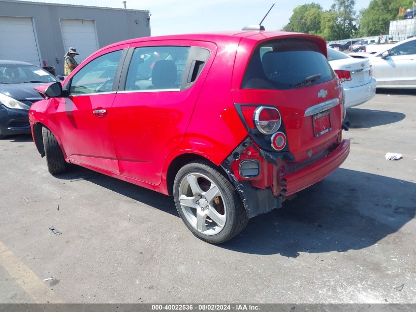 2015 Chevrolet Sonic Ltz Auto VIN: 1G1JE6SBXF4203849 Lot: 40022536