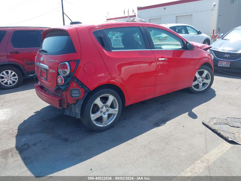 2015 Chevrolet Sonic Ltz Auto VIN: 1G1JE6SBXF4203849 Lot: 40022536