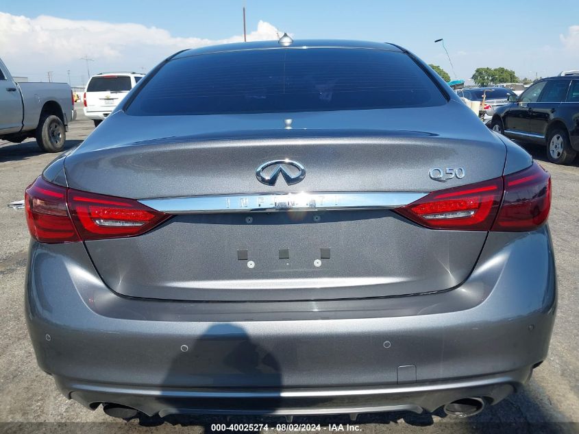 2021 Infiniti Q50 Luxe VIN: JN1EV7BP4MM705900 Lot: 40025274