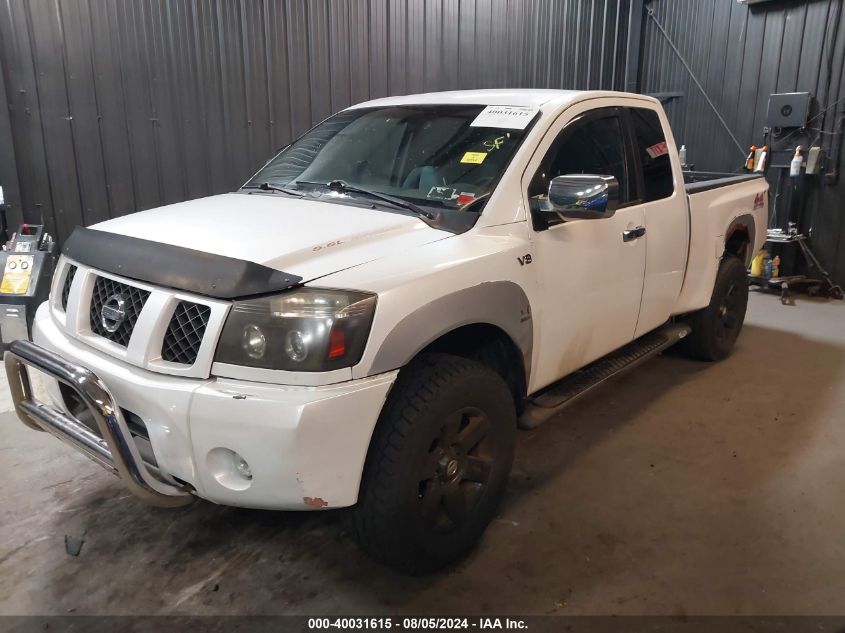 2004 Nissan Titan Xe VIN: 1N6AA06B94N523114 Lot: 40031615