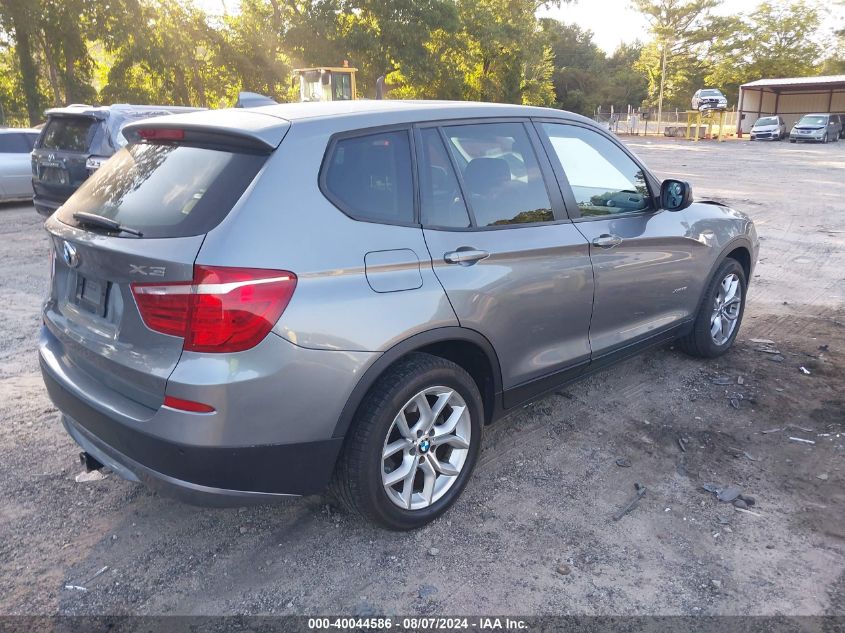 2013 BMW X3 xDrive35I VIN: 5UXWX7C51DL977740 Lot: 40044586