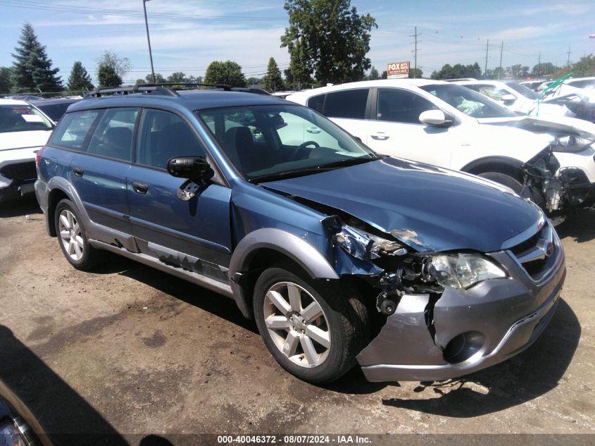 2008 Subaru Outback 2.5I/2.5I L.l. Bean Edition VIN: 4S4BP61C587340968 Lot: 40046372