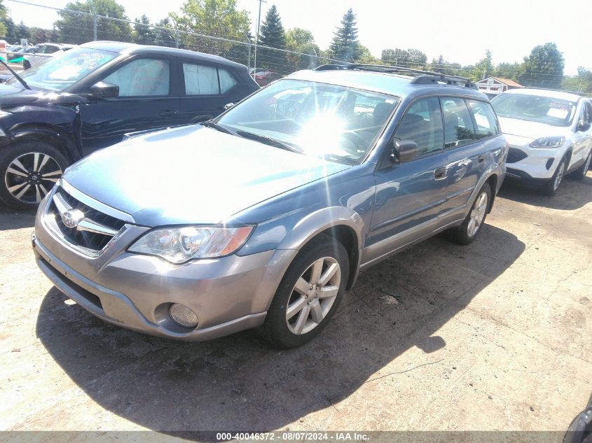 2008 Subaru Outback 2.5I/2.5I L.l. Bean Edition VIN: 4S4BP61C587340968 Lot: 40046372