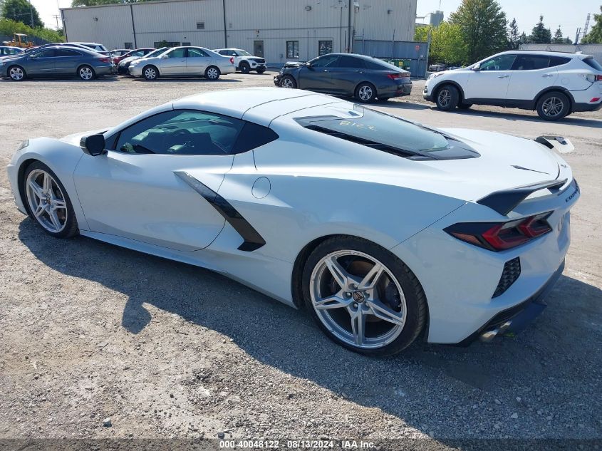 2020 Chevrolet Corvette Stingray Rwd 3Lt VIN: 1G1Y82D49L5102854 Lot: 40048122