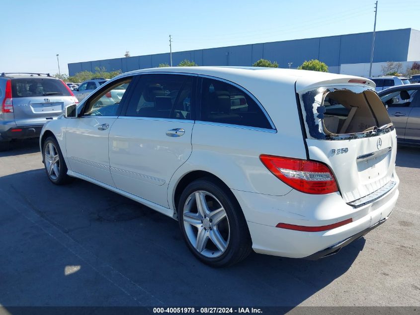 2011 Mercedes-Benz R 350 4Matic VIN: 4JGCB6FE3BA119263 Lot: 40051978