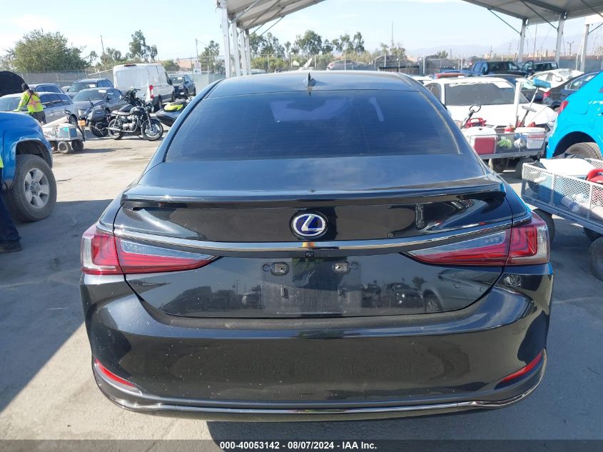 2022 Lexus Es 300H F Sport VIN: 58AGA1C11NU021434 Lot: 40053142