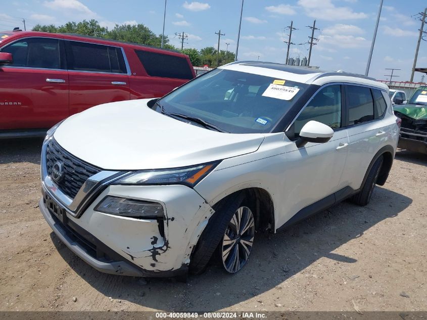 2022 Nissan Rogue Sv Fwd VIN: 5N1BT3BA0NC707656 Lot: 40059849