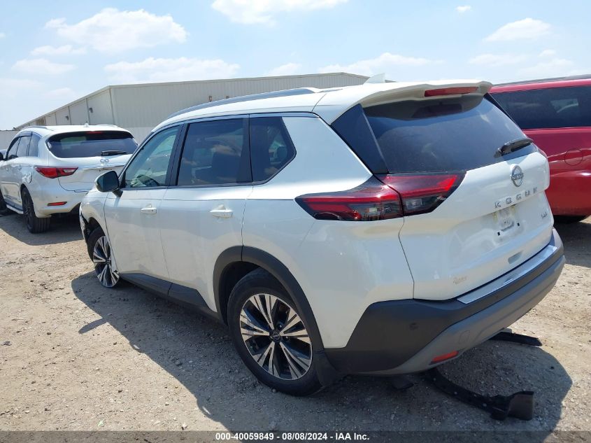 2022 Nissan Rogue Sv Fwd VIN: 5N1BT3BA0NC707656 Lot: 40059849