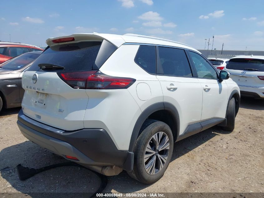 2022 Nissan Rogue Sv Fwd VIN: 5N1BT3BA0NC707656 Lot: 40059849