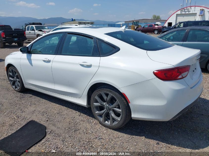 2015 Chrysler 200 S VIN: 1C3CCCBG4FN672451 Lot: 40060950