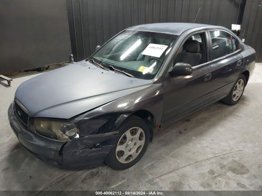 2002 Hyundai Elantra Gls VIN: KMHDN45D12U464329 Lot: 40062112