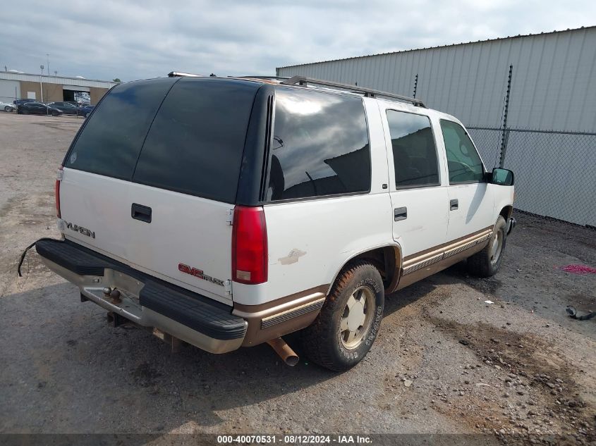 1997 GMC Yukon Sle VIN: 1GKEC13R8VJ761054 Lot: 40070531