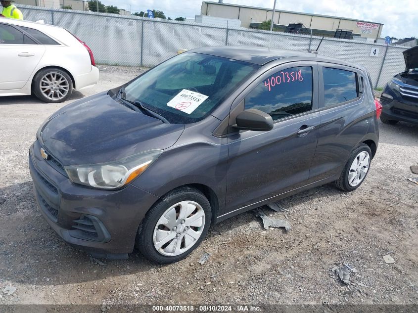 2016 Chevrolet Spark Ls Cvt VIN: KL8CB6SA4GC571024 Lot: 40073518