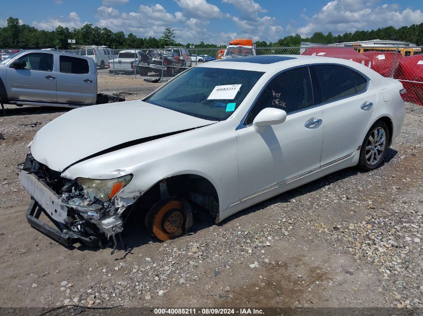 2008 Lexus Ls 460 VIN: JTHBL46F485052201 Lot: 40085211