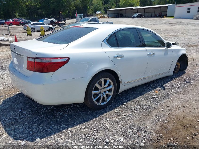 2008 Lexus Ls 460 VIN: JTHBL46F485052201 Lot: 40085211