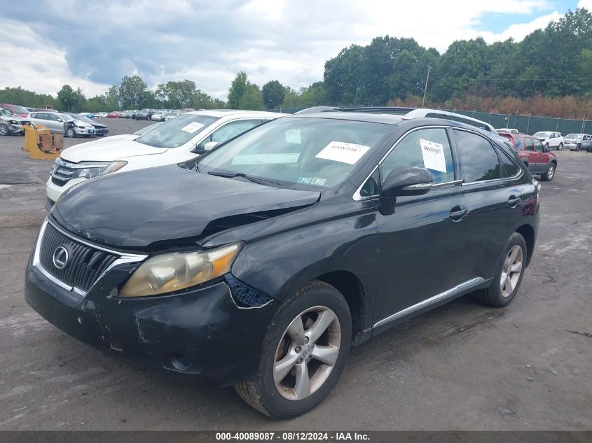 2011 Lexus Rx 350 VIN: 2T2BK1BA7BC090380 Lot: 40089087