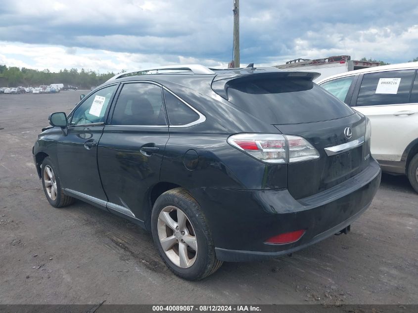 2011 Lexus Rx 350 VIN: 2T2BK1BA7BC090380 Lot: 40089087