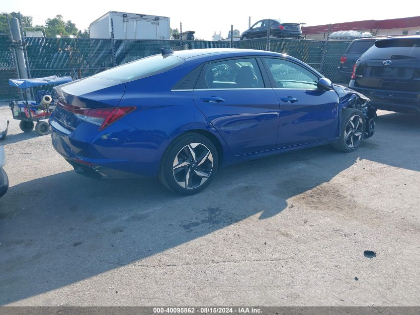 2022 Hyundai Elantra Sel VIN: 5NPLN4AGXNH081617 Lot: 40095862