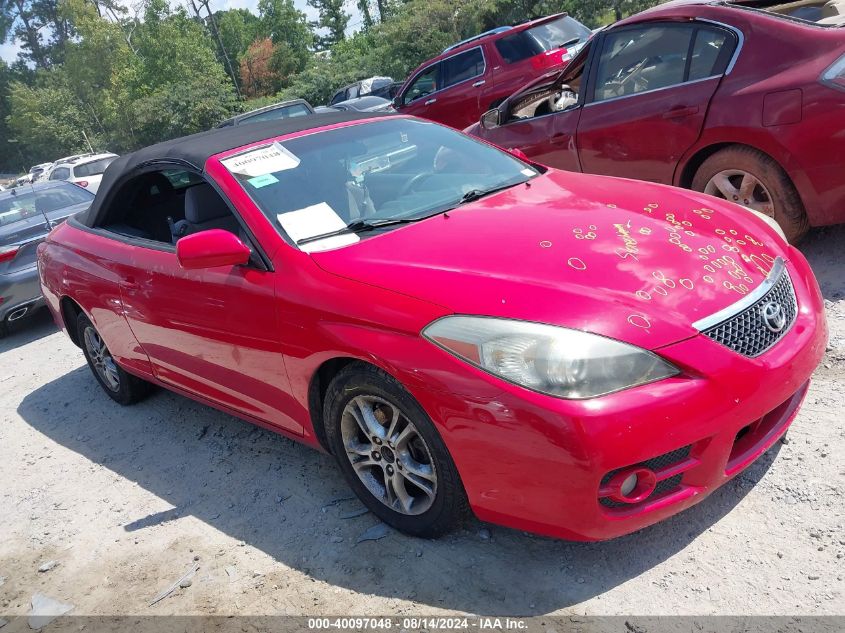 2007 Toyota Camry Solara Se VIN: 4T1FA38P27U133626 Lot: 40097048