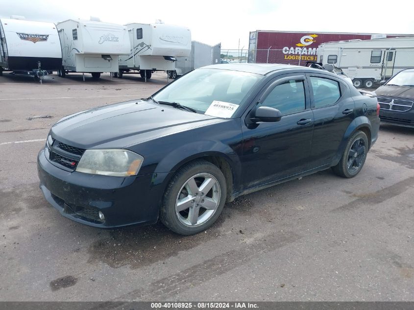 2013 Dodge Avenger Sxt VIN: 1C3CDZCB8DN552779 Lot: 40108925