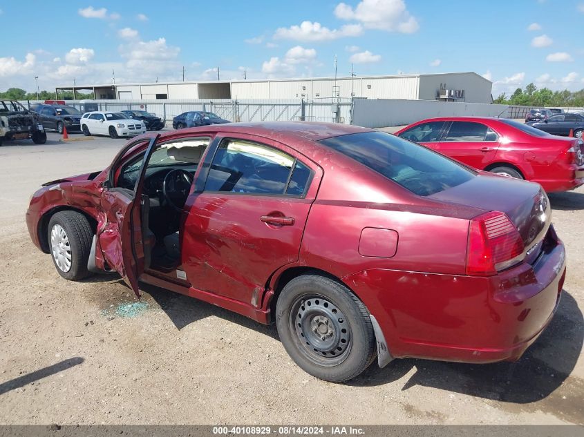 2007 Mitsubishi Galant Es/Se VIN: 4A3AB36F77E035320 Lot: 40108929