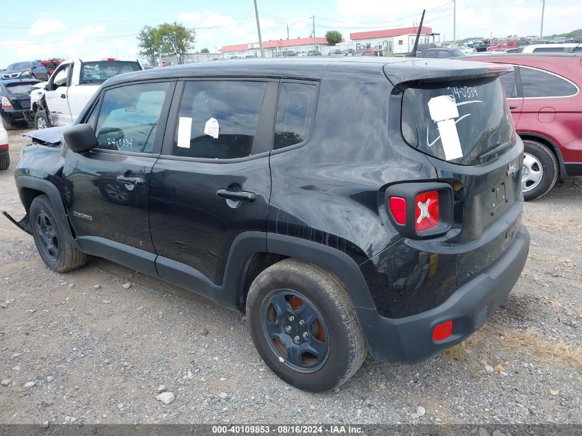 2020 Jeep Renegade Sport Fwd VIN: ZACNJAAB1LPL14065 Lot: 40109853