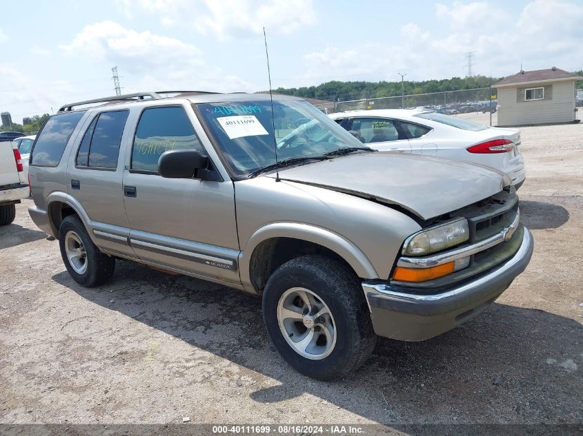 2001 Chevrolet Blazer Ls VIN: 1GNCS13W212131103 Lot: 40111699