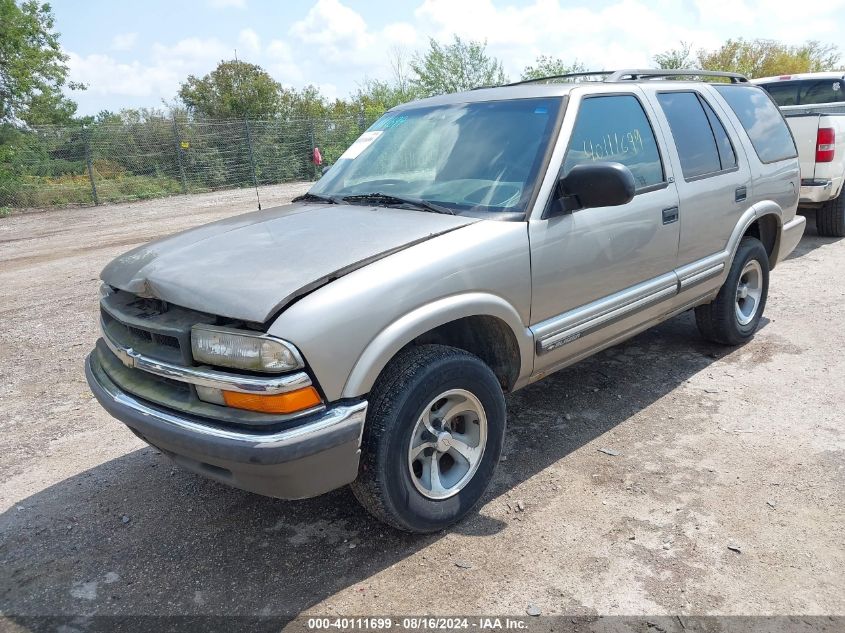 2001 Chevrolet Blazer Ls VIN: 1GNCS13W212131103 Lot: 40111699