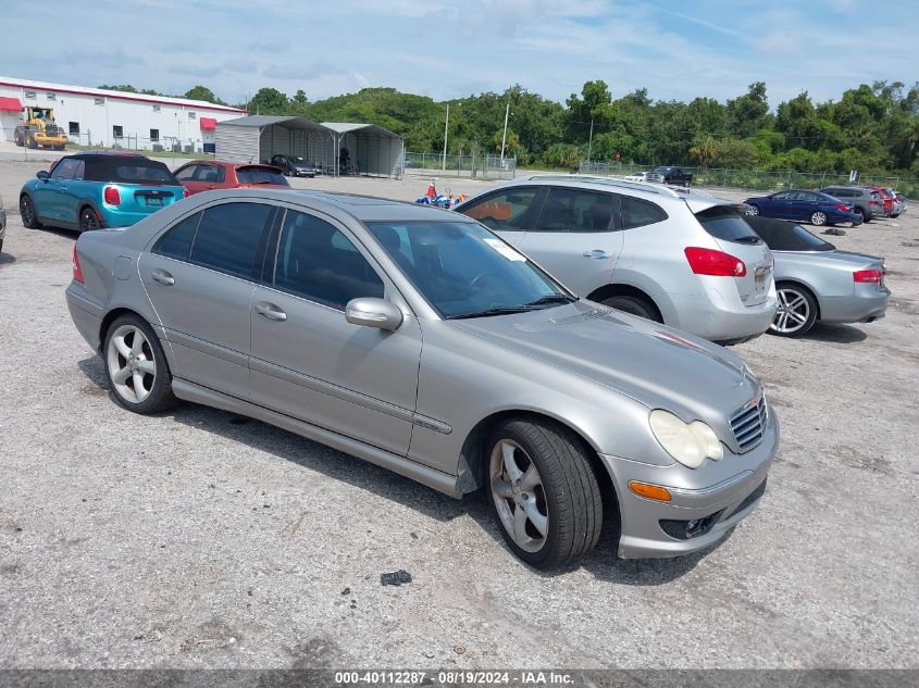 2005 Mercedes-Benz C 230 Kompressor Sport VIN: WDBRF40J85A815472 Lot: 40112287