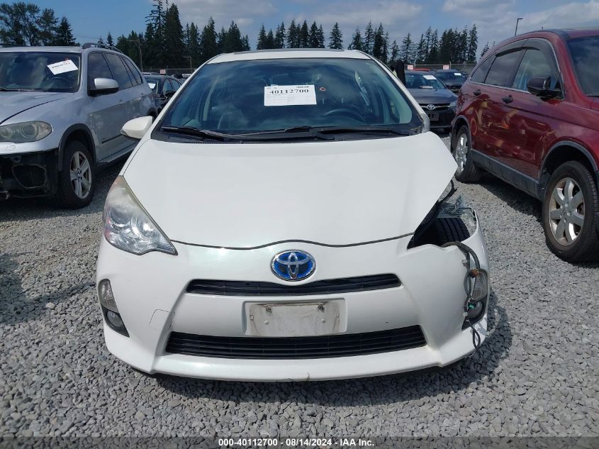 2013 Toyota Prius C Four VIN: JTDKDTB39D1039868 Lot: 40112700