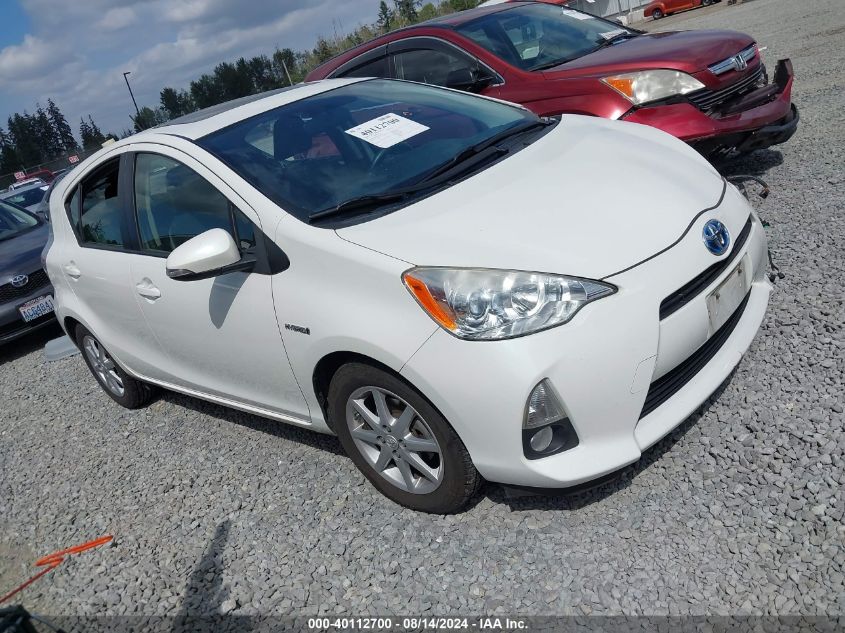 2013 Toyota Prius C Four VIN: JTDKDTB39D1039868 Lot: 40112700