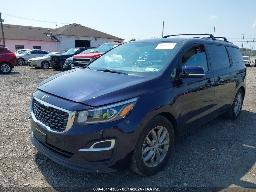 2020 Kia Sedona Ex VIN: KNDMB5C17L6648305 Lot: 40114366