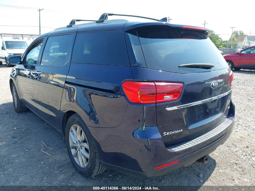 2020 Kia Sedona Ex VIN: KNDMB5C17L6648305 Lot: 40114366