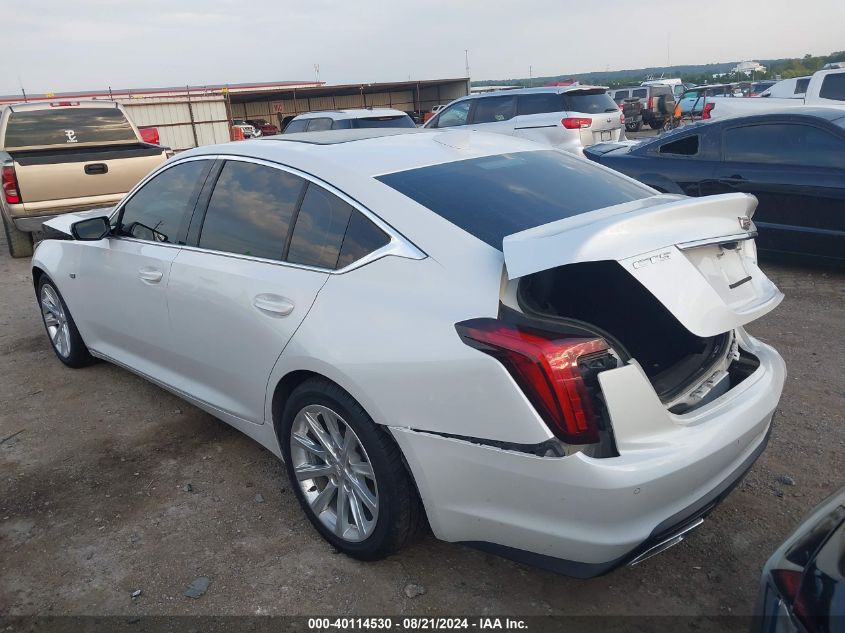 2022 Cadillac Ct5 Luxury VIN: 1G6DW5RK5N0121120 Lot: 40114530